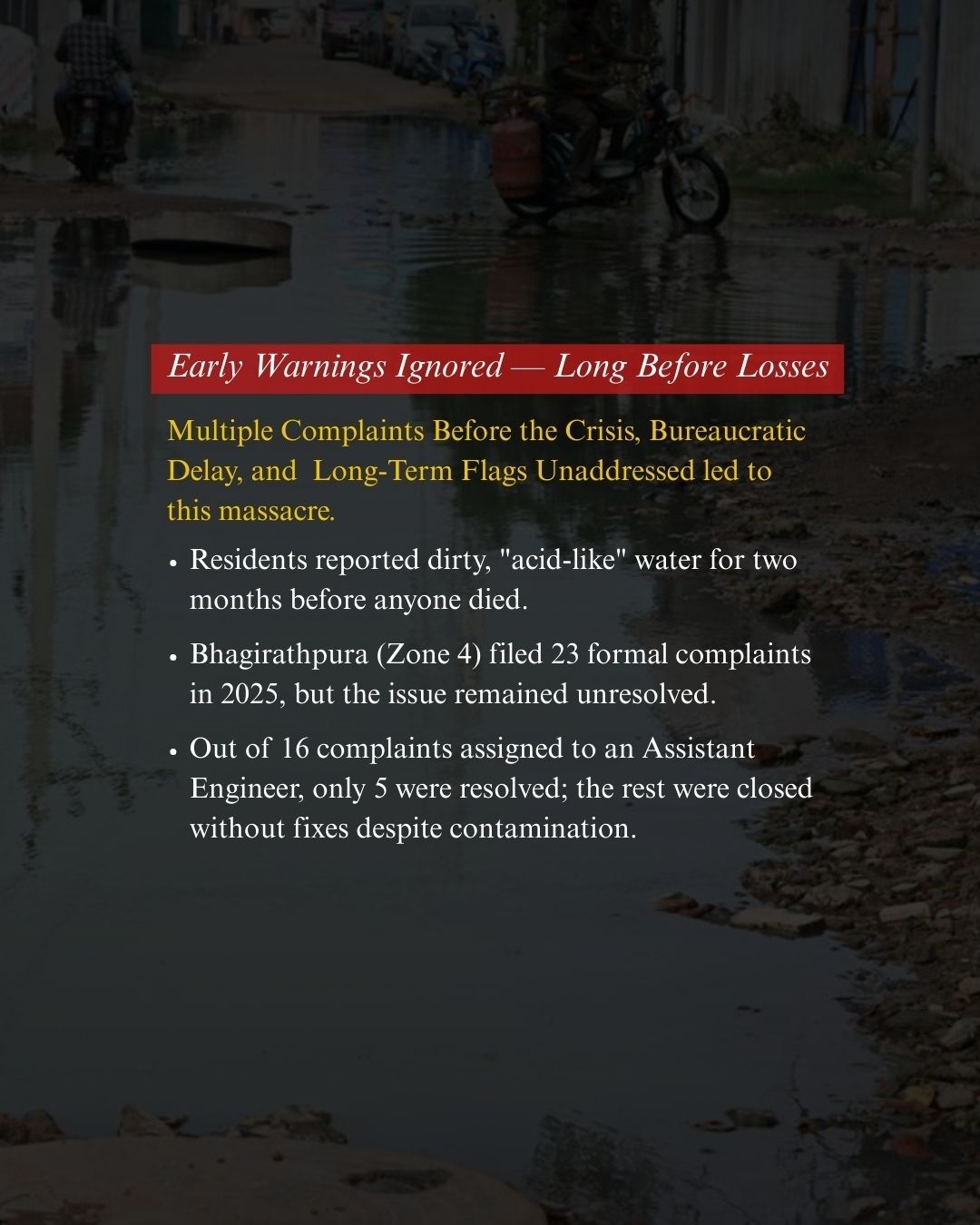 Indore Water Tragedy: Systemic Neglect Leads to Fatal Outbreak